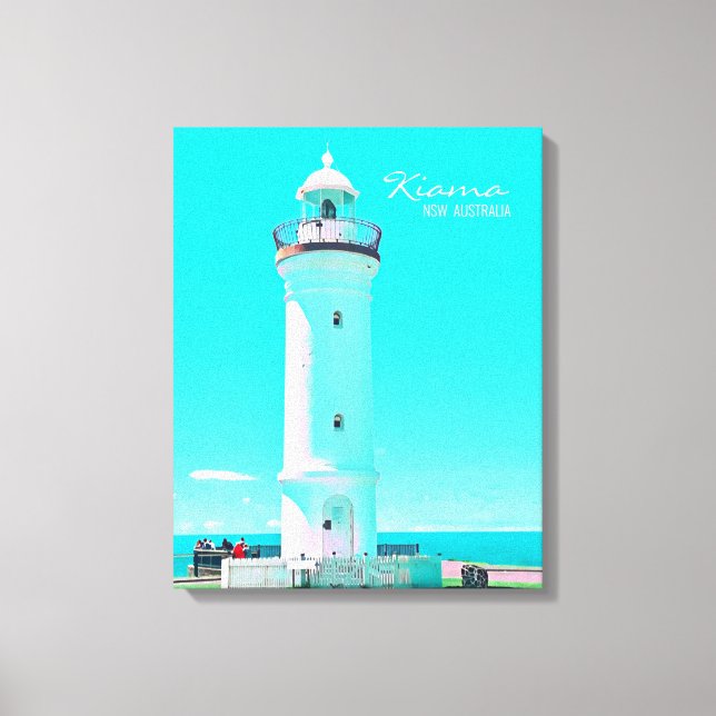 Kiama lighthouse NSW Australia Canvas Print (Front)