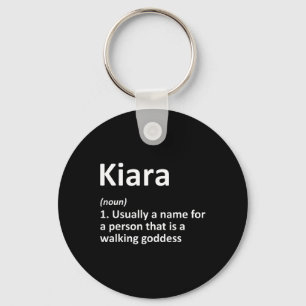 Kiara Definition Personalised Name Funny Birthday  Key Ring