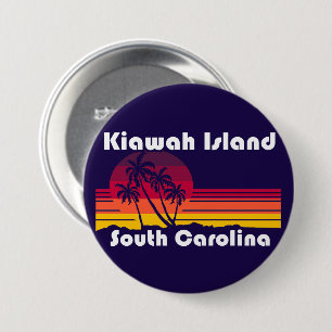 Kiawah Island Beach South Carolina 7.5 Cm Round Badge