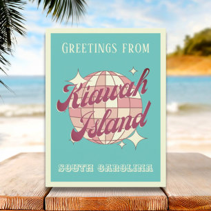Kiawah Island South Carolina USA retro Postcard