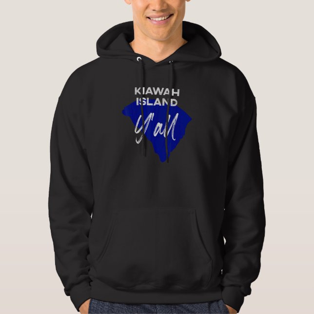 Kiawah Island South Carolina Yall Sc Palmetto Stat Hoodie (Front)