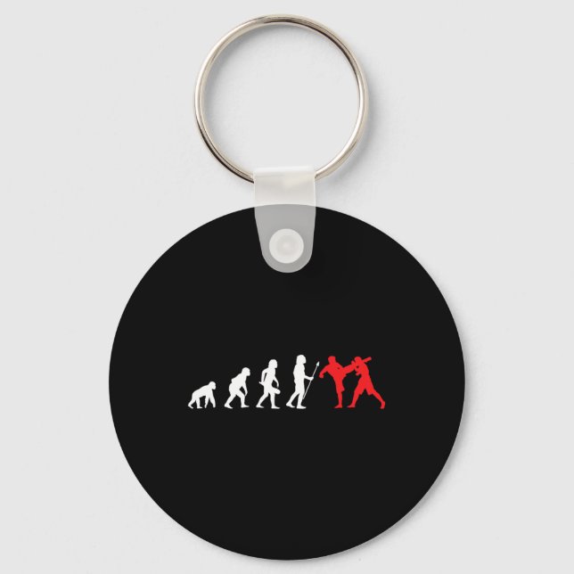 Kick-boxer Kickboxing Development Training Fight  Key Ring (Front)