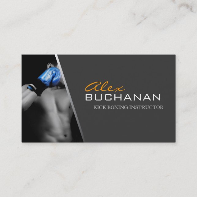 Kick Boxing Business Card (Front)