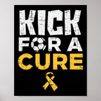Kick For A Cure Soccer Childhood Cancer Awareness 