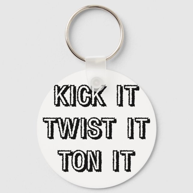 Kick It Key Ring (Front)