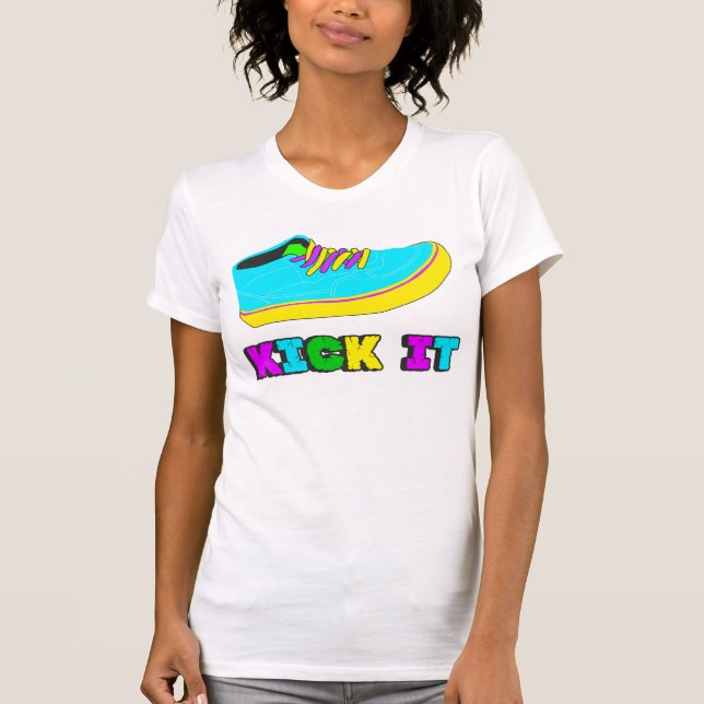 Kick it Ripped Ladies Tee (Front)