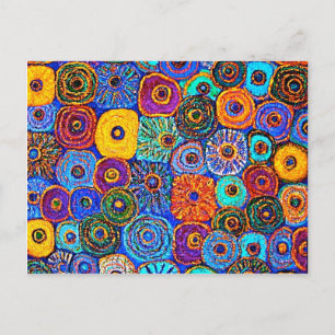 KICK IT UP! Colourful Impressionist Flowers Card