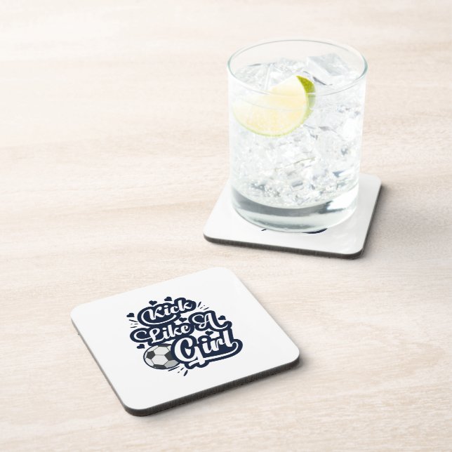 Kick Like A Girl Coaster (Right Side)