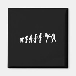 Kick Mma Kickboxing Boxer Boxing Human Evolution S Magnet