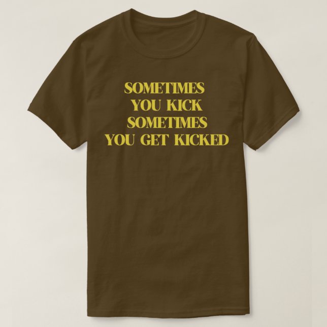 Kick mustard T-Shirt (Design Front)