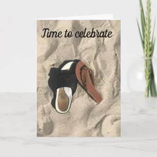 KICK OFF OURS SHOES *CELEBRATE OUR ANNIVERSARY* CARD