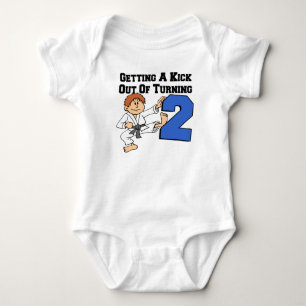 Kick Out Of Turning Two Baby Bodysuit
