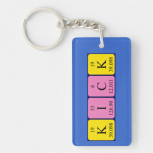 Kick periodic table name keyring