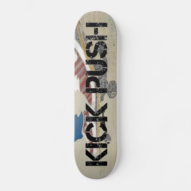 Kick Push Skateboard (Front)