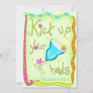Kick up Your Heels Invitation Green