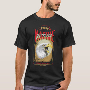 Kickapoo Native American Eagle Spirit Vintage Hono T-Shirt