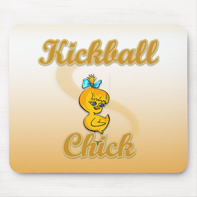 Kickball Chick Mouse Pad (Front)
