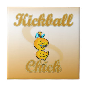 Kickball Chick Tile