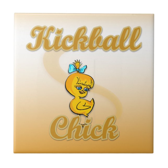 Kickball Chick Tile (Front)