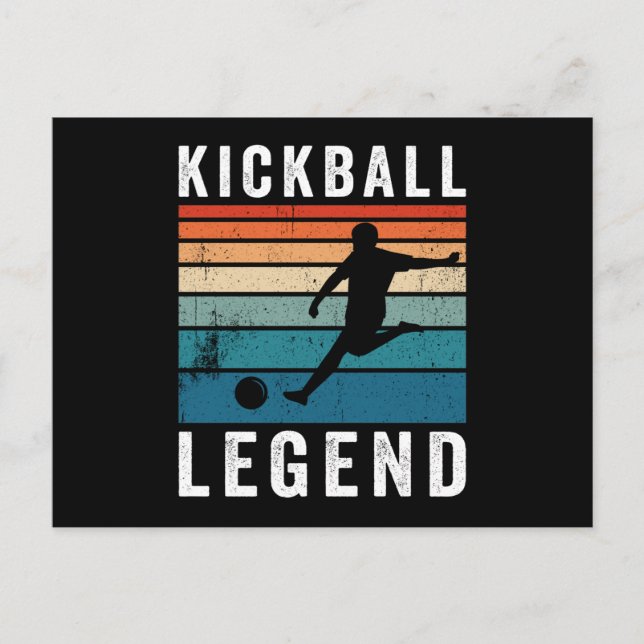 Kickball Legend Holiday Postcard (Front)