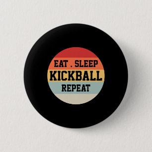 Kickball Player Retro Funny Gift 6 Cm Round Badge