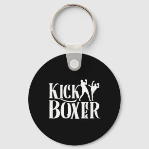 Kickboxer Kickbox Kick Boxing Kickboxing Martial A Key Ring