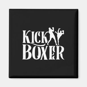 Kickboxer Kickbox Kick Boxing Kickboxing Martial A Magnet