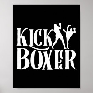 Kickboxer Kickbox Kick Boxing Kickboxing Martial A Poster