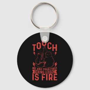 Kickboxer Kickboxing Boxer Boxing Vintage Design _ Key Ring
