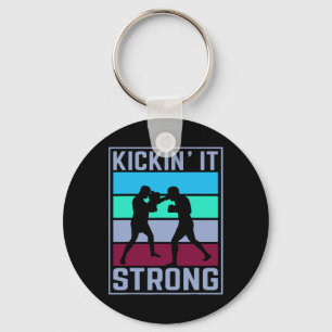Kickboxer Martial Arts Kickboxing _1 Key Ring