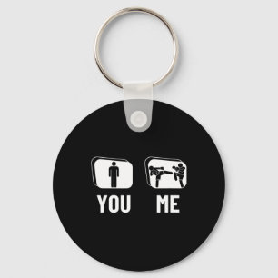 Kickboxer Proud Funny Men Kickboxing Key Ring