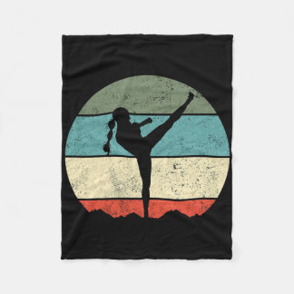 Kickboxing _4  fleece blanket
