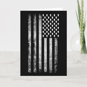 Kickboxing American Flag Card