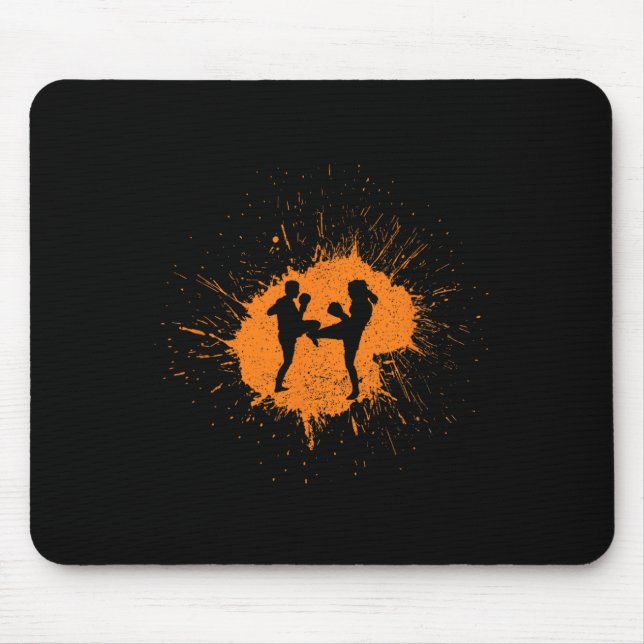 Kickboxing Art Sport  Mouse Pad (Front)