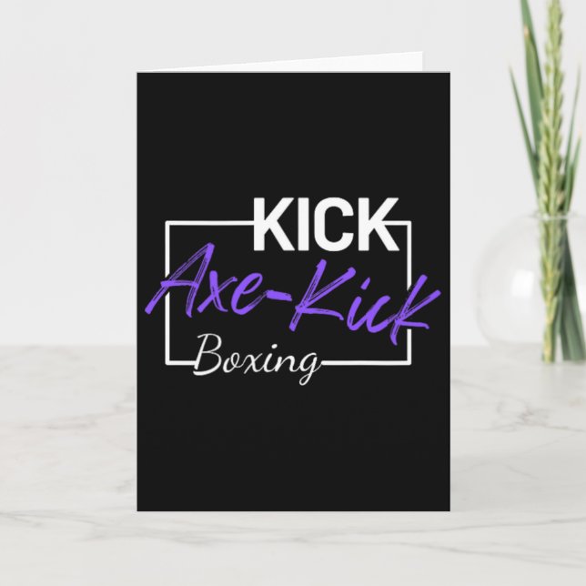 Kickboxing Axe Kick  Card (Front)
