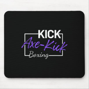 Kickboxing Axe Kick Mouse Pad
