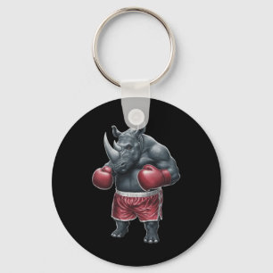 Kickboxing Boxing Boxer Rhino Workout Muay Thai Rh Key Ring