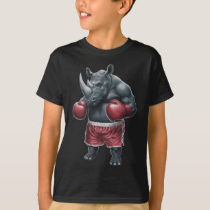 Kickboxing Boxing Boxer Rhino Workout Muay Thai Rh T-Shirt