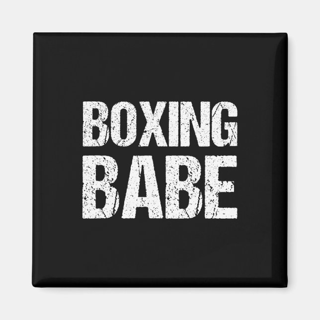 Kickboxing Boxing Bybe Shirt  Magnet (Front)
