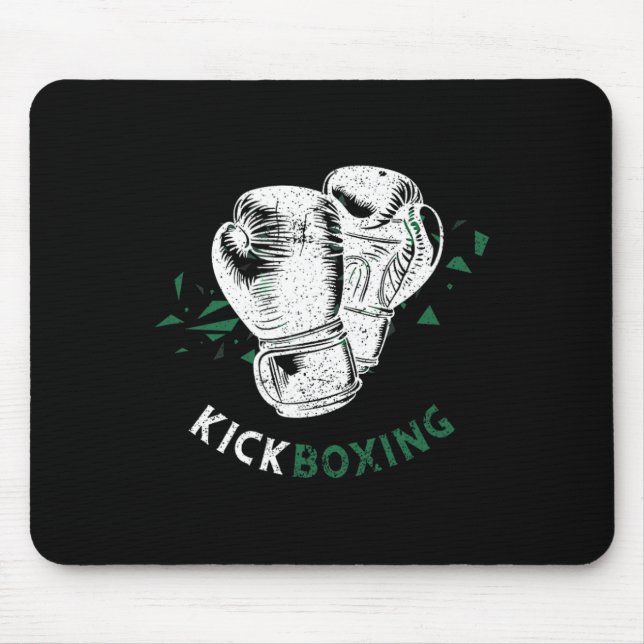 Kickboxing Boxing Gloves  Mouse Pad (Front)