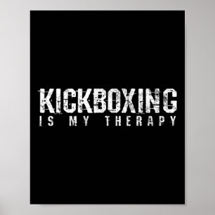 Kickboxing Boxing Material Arts Gift Poster