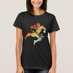 Kickboxing Boy Sketch 90s Look Martial Arts T-Shirt