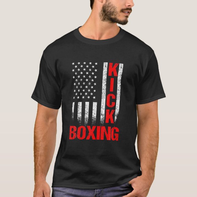 Kickboxing Brain Kick Boxing Workout T-Shirt (Front)
