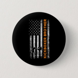 Kickboxing Brother 6 Cm Round Badge