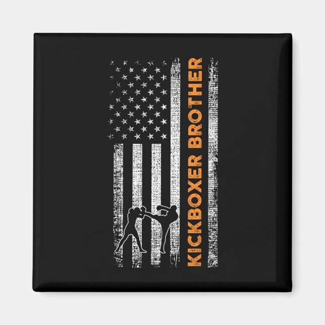 Kickboxing Brother  Magnet (Front)