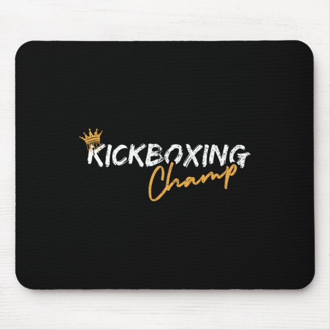Kickboxing Champ  Mouse Pad (Front)