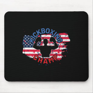 Kickboxing Champ Usa Mouse Pad