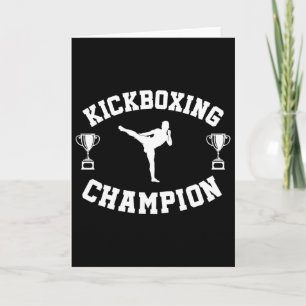 Kickboxing Champion Card