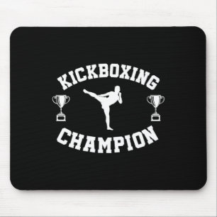 Kickboxing Champion Mouse Pad