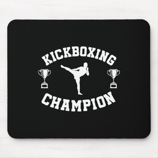 Kickboxing Champion  Mouse Pad (Front)
